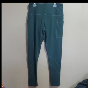 Along Fit Green High-Waisted Leggings Size XL